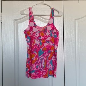 Tabbie V-neck In Shorely Blue/Feeling Tanked